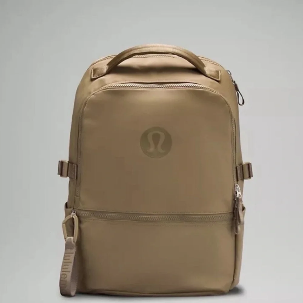 Lululemon athletica New Crew Backpack 22L unisex school workout sand brown - Picture 1 of 6